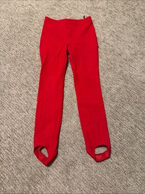 Moncler Red Stirrup Ski Pant. Worn once!